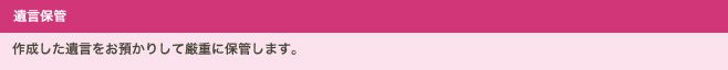 遺言保管